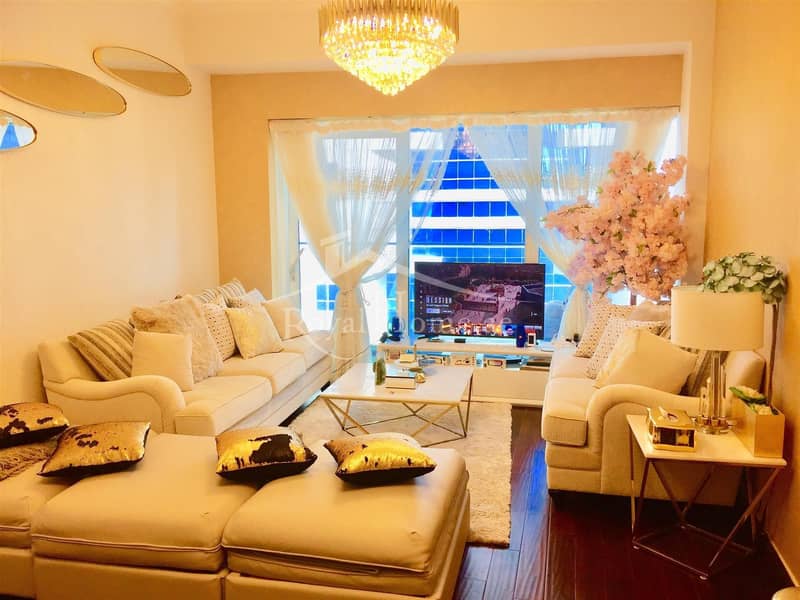 THE BEST | 1BR | Golden-upgraded in Damac Heights