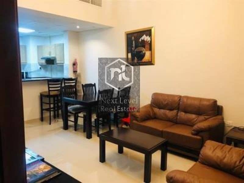 FULLY FURNISHED ONE BED ROOM WITH BALCONY AND PARKING IN ELITE 3-SPORTS CITY
