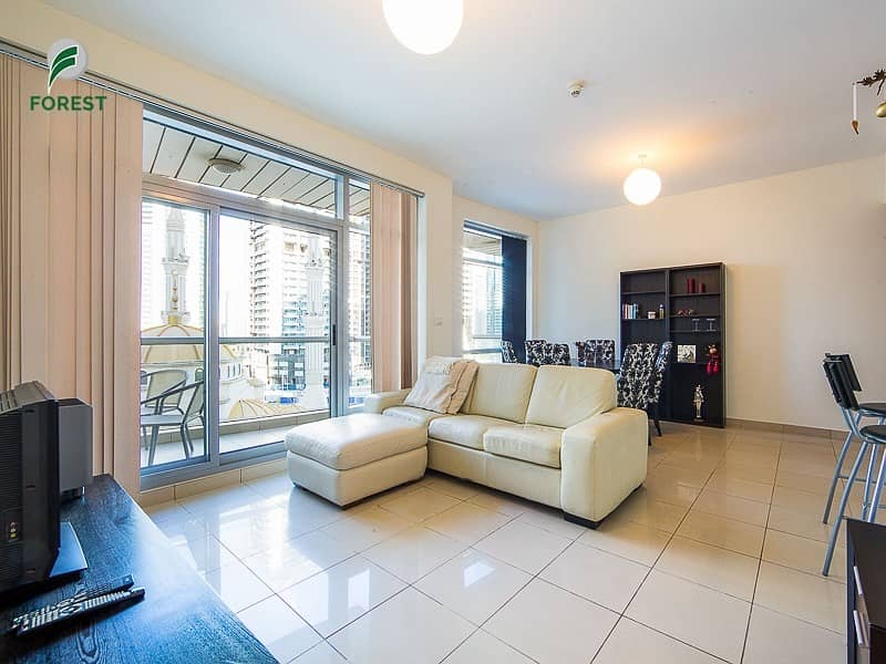 Fully Furnished 1 BR with Marina View | Vacant Fully Furnished 1 BR with Marina View | Vacant