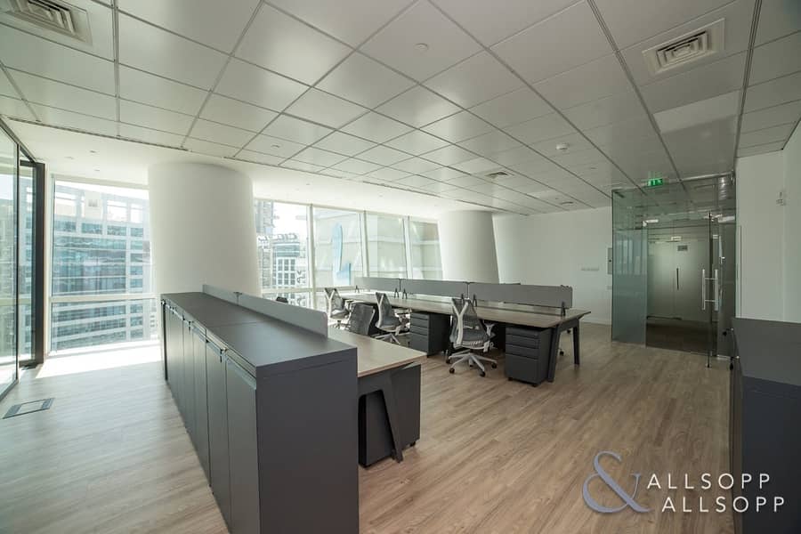 Furnished Office | Low Floor | Partitioned