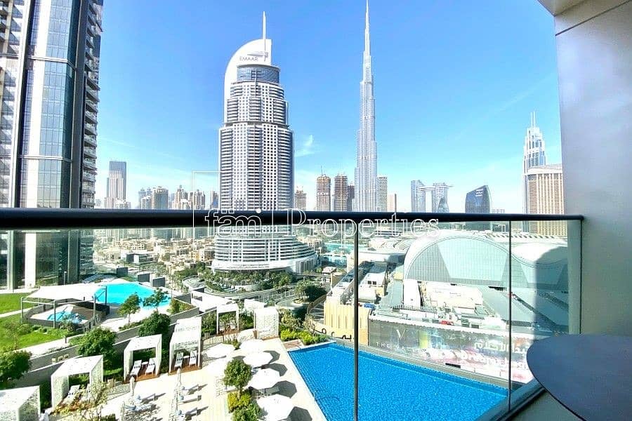 Best Layout 1bed with Open View of Burj /Fountain