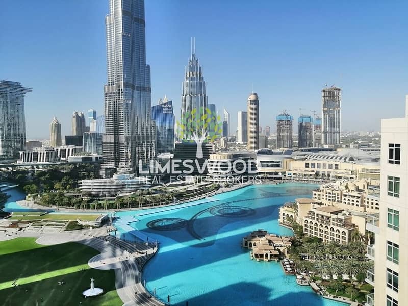 One month Free | 2BR | Burj Khalifa and Fountain View
