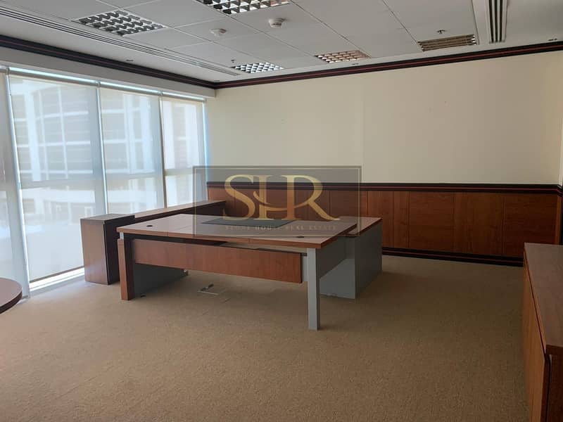5 Fitted Furnished Office For Rent With Balcony