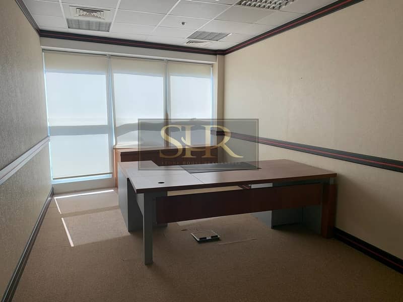 14 Fitted Furnished Office For Rent With Balcony