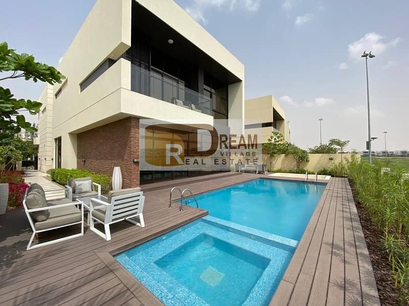 I own a villa in the golf community with 14% down payment and a luxury villa 4 rooms ready delivery in Dubai