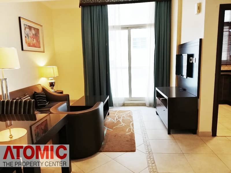 Beautiful 1 Bed room Chiller Free Hotel Apartment with Free wifi & Free Maintenance