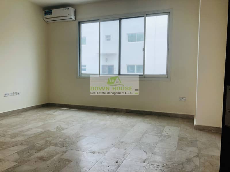 Brand new spacious 1 bedroom hall w/ back yard in Mohammed bin Zayed city 