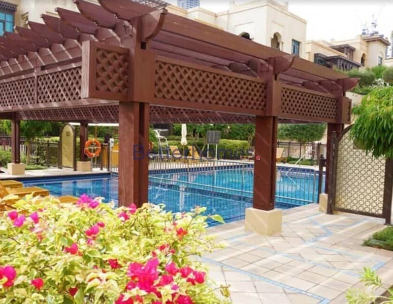 Huge Terrace | Furnished 1BR | Pool View