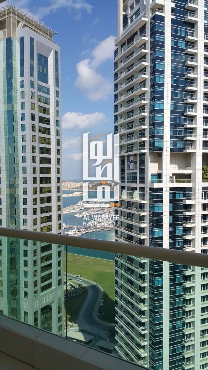 STUNNING 2BHK FOR RENT WITH MARINA AND LAKE VIEW 4CHEQUES
