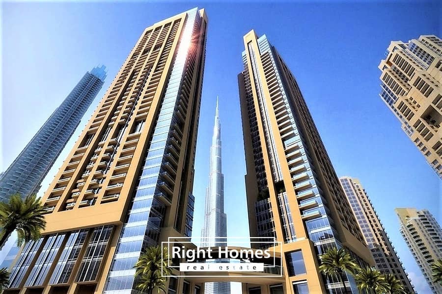 Most Affordable- Burj Khalifa View 3 BR+M | Ready in 2020