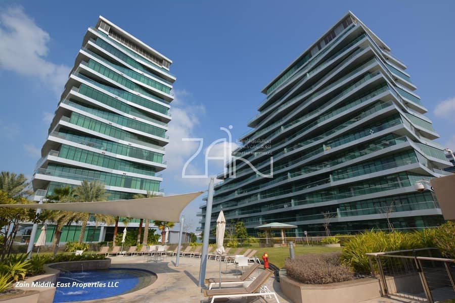 Sea View! Spacious 3 BR Apt with Balcony