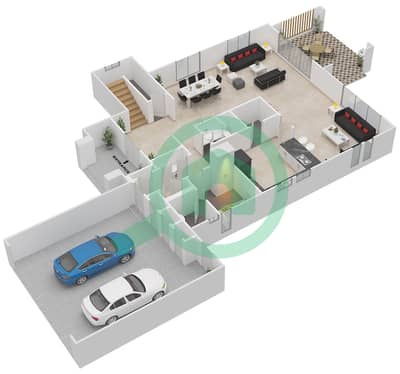 传承大别墅区 - 3 卧室别墅类型LARGE戶型图