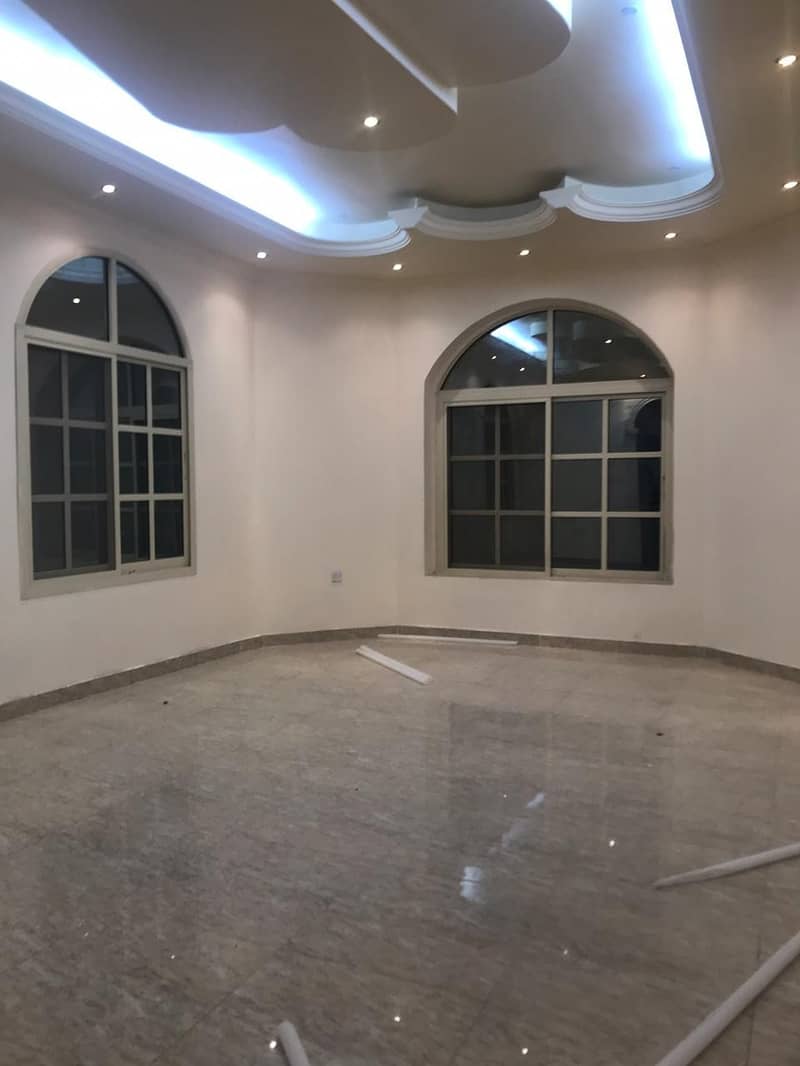 Villa for rent two floors, a privileged location close to the services and Sheikh Mohammed bin Zayed Street in Al Mwaihat 1, the first inhabitant