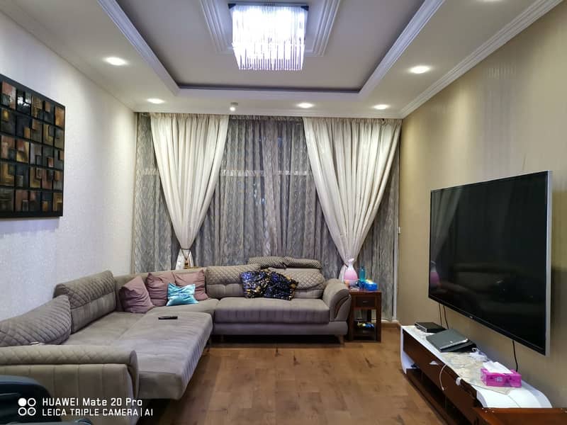 3 bhk open view partial sea view with parking for sale in Ajman one tower