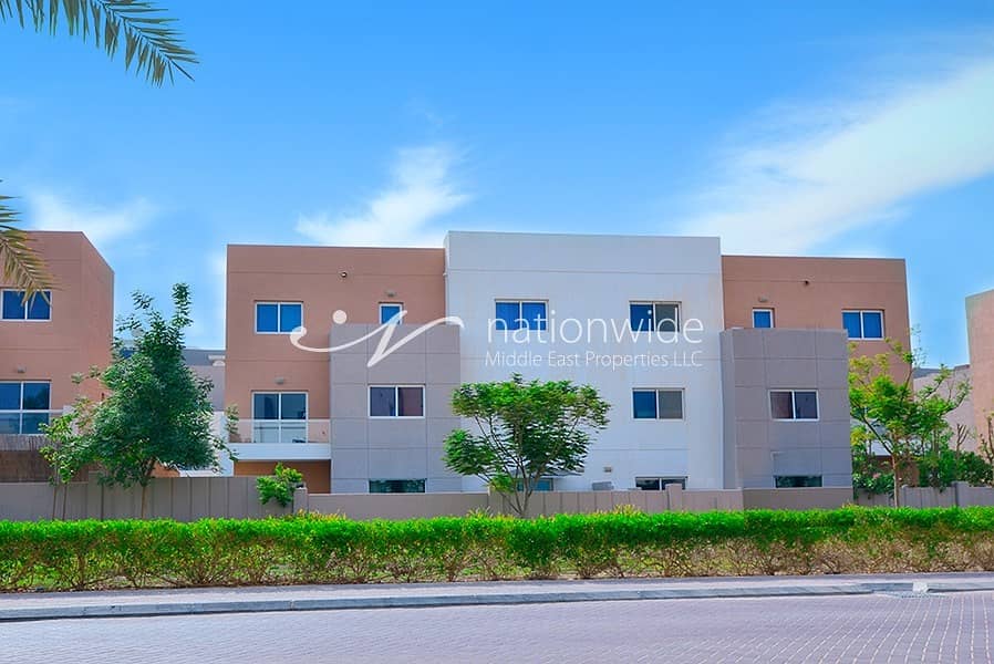 Vacant! Exceptional Single Row Desert Villa In Al Reef