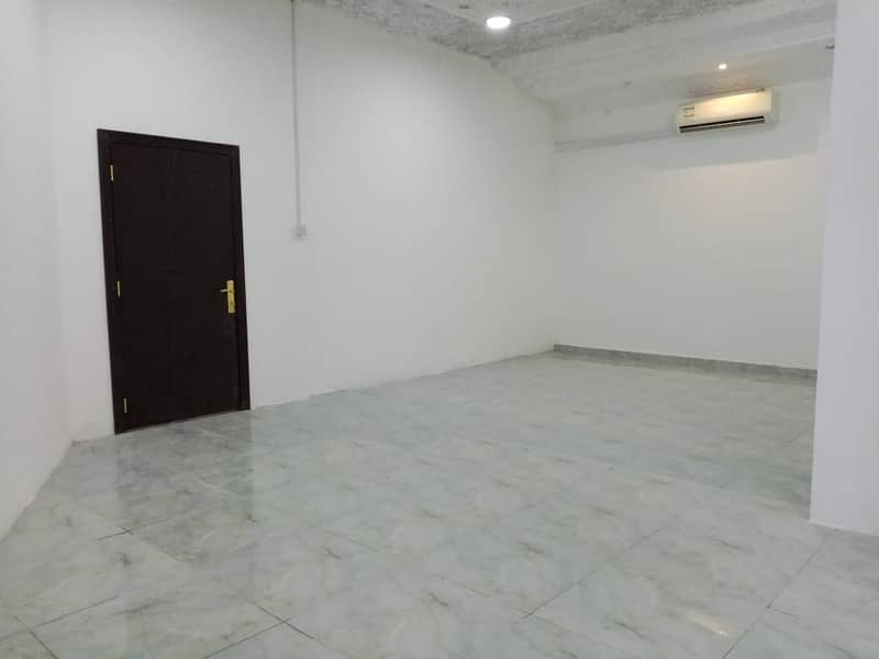 Brand new 1bhk apt big living hall room with big bathroom for rent baniyas