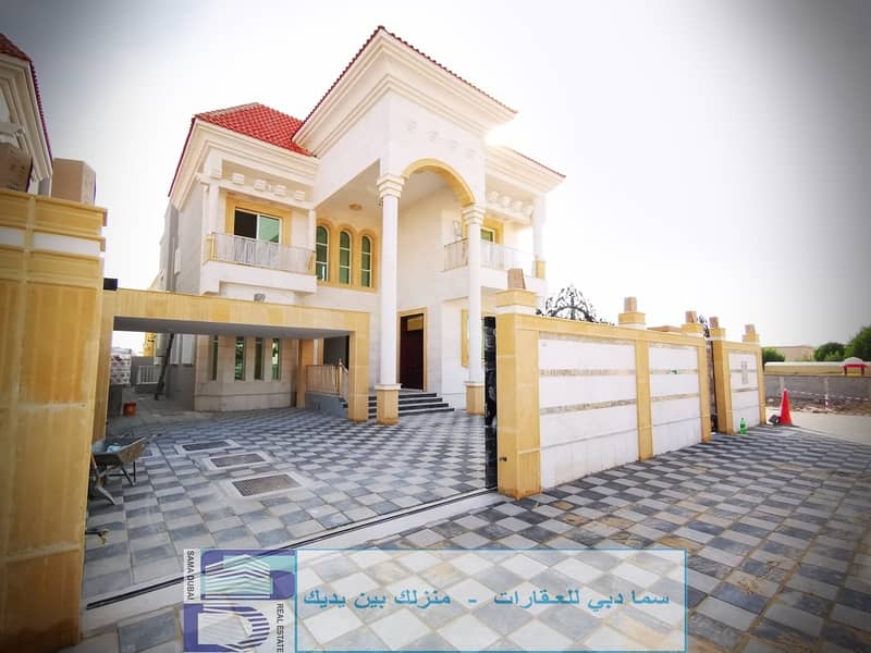 Beautiful modern design villa with fully stone suitable area close to all services in Al Rawda (Ajman) freehold for all nationalities