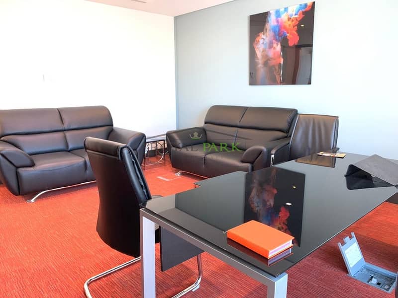 Near Metro Fitted office for rent in Centurion tower Deira