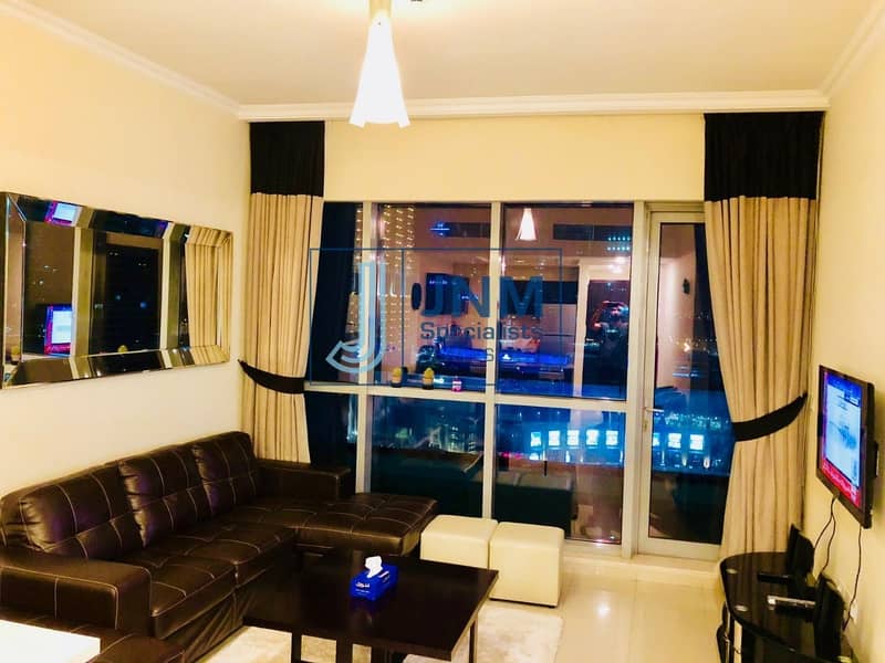 Fully Furnished 1 Bed | Marina View | Mid Floor