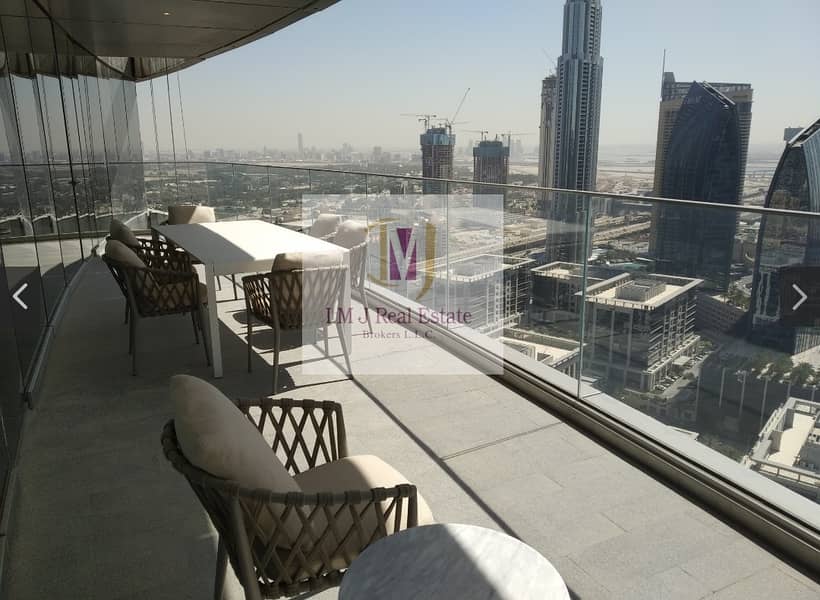 Full Khalifa View/High Floor/Fully Furnished