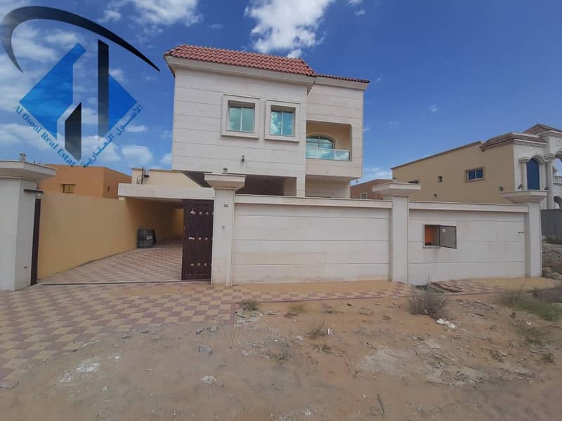 NOW GET YOUR VILLA WITH ZERO DOWN PAYMENT For sale brand new villa freehold all nationality on ajman al mowaihat area on very good location next of nesto hypermarket and the second plot from the street