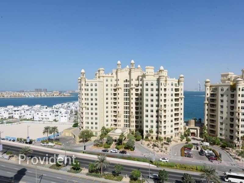 Impeccable 3 beds with Maid's room | Sea View