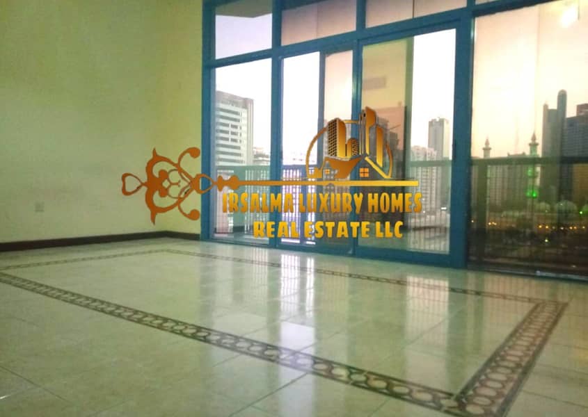 AFFORDABLE TWO BEDROOM FLAT IN ISTIQLAL STREET NEAR CORNICHE  WITH BALCONY