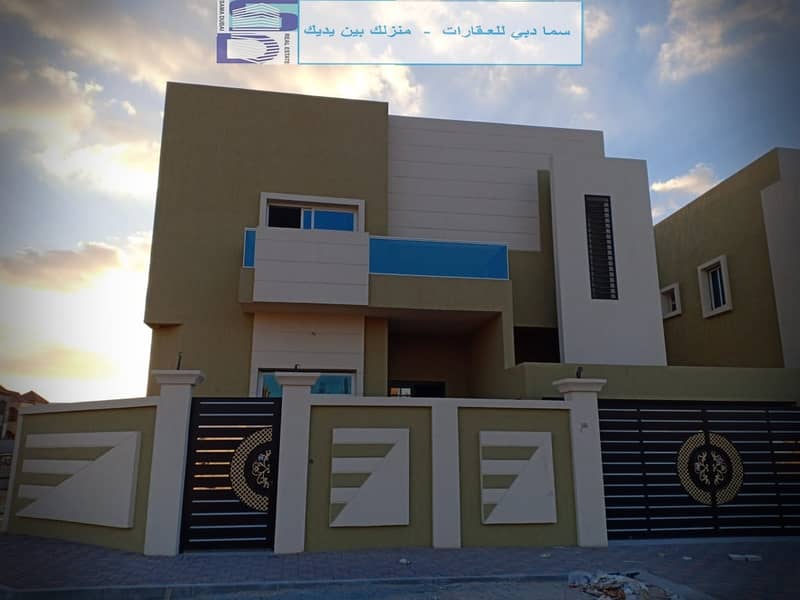 Wonderful design villa suitable space overlooking the main street in Al Mowaihat area (Ajman) for the freehold of all nationalities