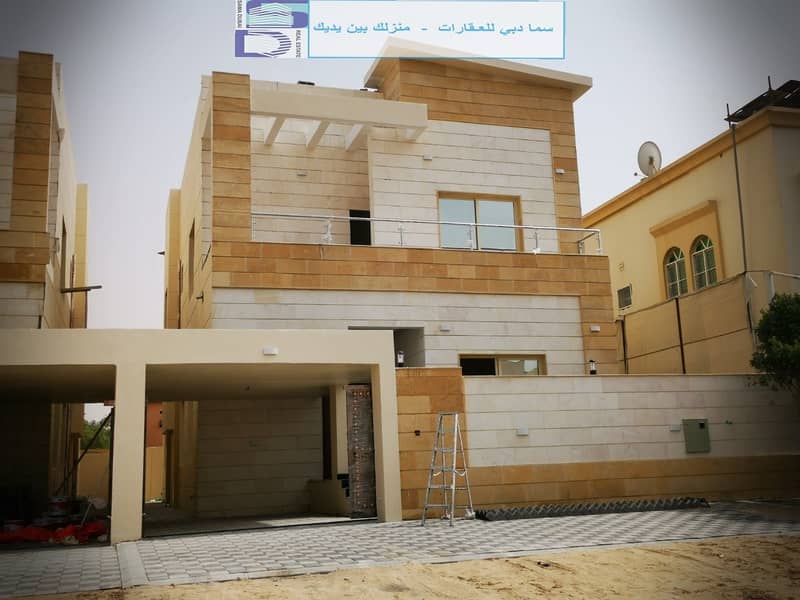 Attractive European design villa close to all services, the finest areas of Ajman, Al Mowaihat 2, freehold for all nationalities