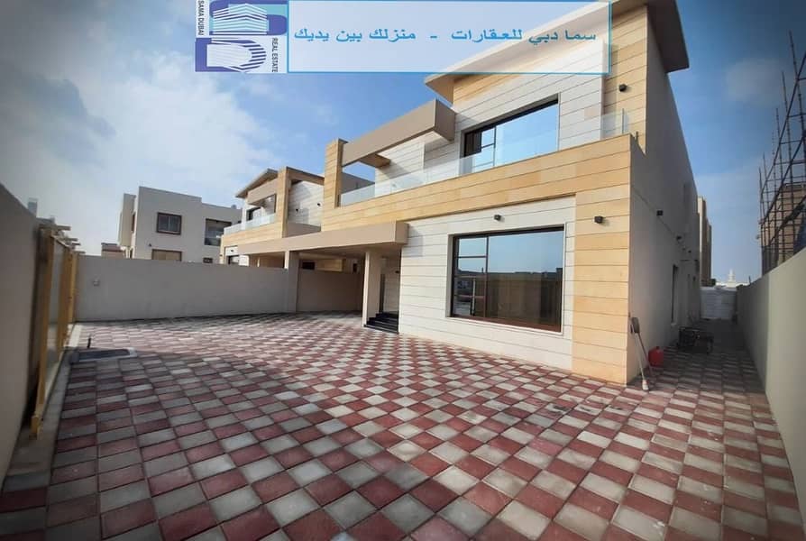 Modern European design villa close to all services in the finest areas of Ajman Al Zahraa freehold for all nationalities