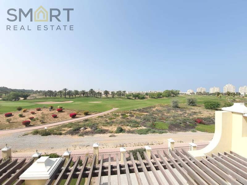 Golf Course View |Beautiful Villa in Al Hamra Village | For Rent