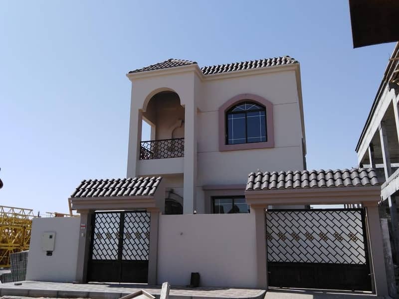 For sale, new villa, first inhabitants, Ajman, area, Al Helio 1