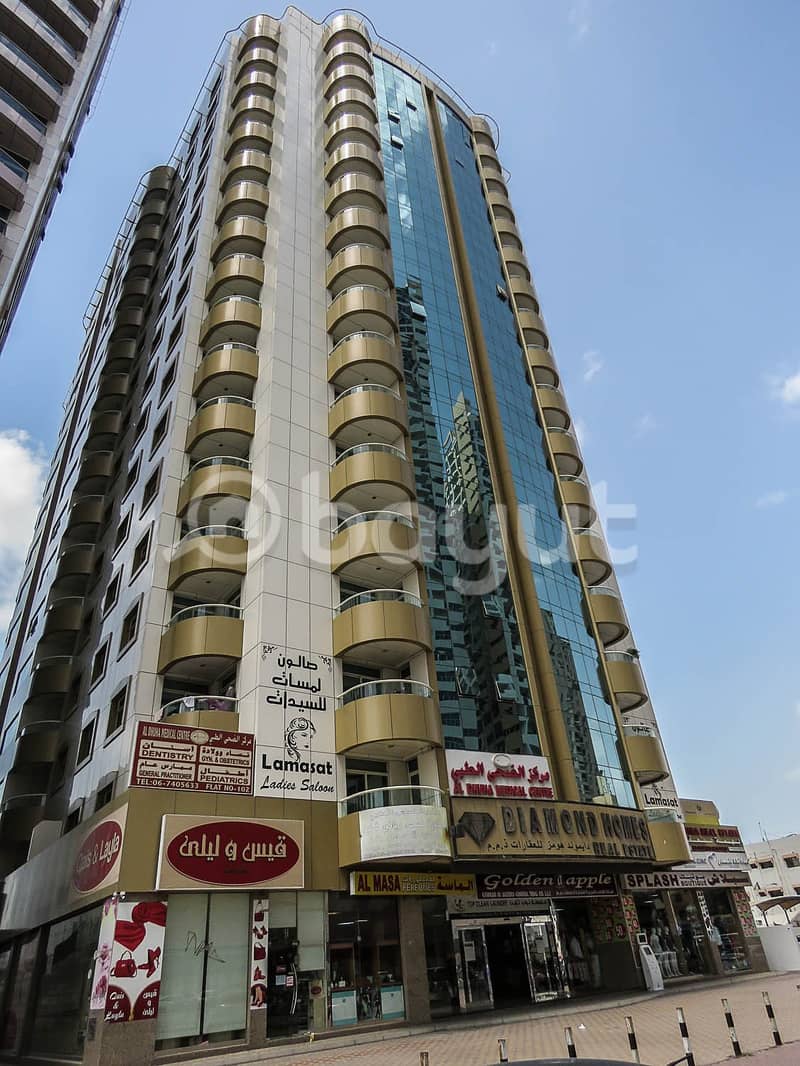 NO COMMISSION, CHILLER, GAS AND MAINTENANCE FREE FOR 2BHK FLATS IN AL SHORAFA TOWER 1
