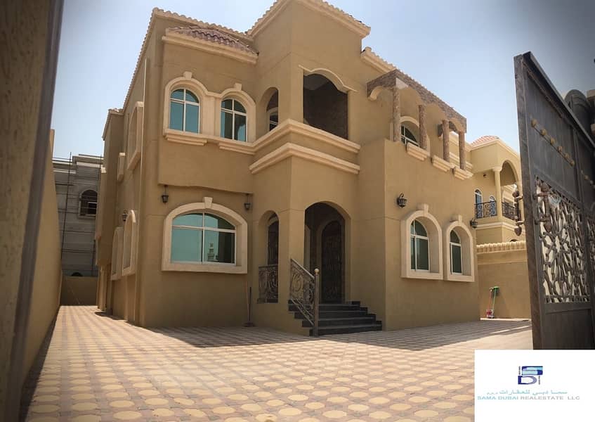 Modern design villa close to the Nesto shopping center and all services in the finest areas of Ajman (Al Muwaihat) for freehold for all nationalities