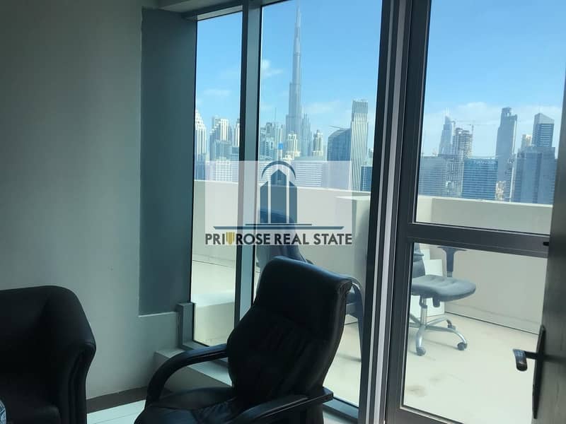 PVT Balcony | Multiple Options | Furnished/Partitioned | Full Burj + Canal View PVT Balcony | Multiple Options | Furnished/Partitioned | Full Burj + Canal View