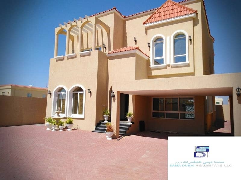 Modern design villa, close to all services, the finest areas of Ajman (Al Mowaihat), freehold for all nationalities