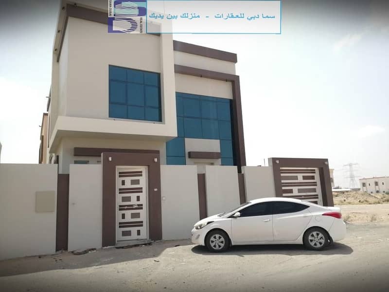 Wonderful and modern design villa close to all services in the finest areas of Ajman (Jasmine) for freehold for all nationalities
