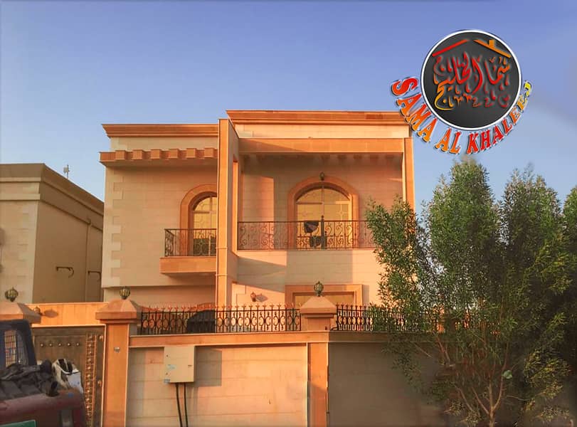 Luxury villa with full stone corner of two streets for sale - opposite the mosque