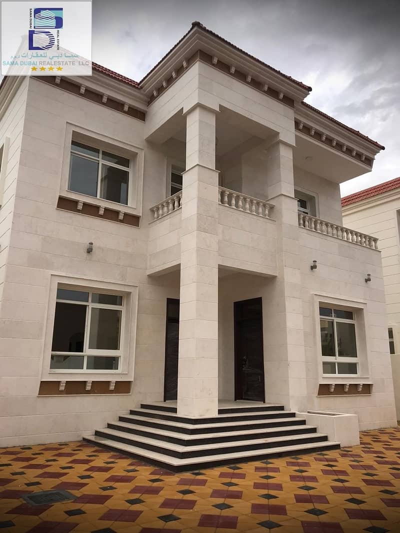 Wonderful modern design villa close to Sheikh Ammar Street and all services in the finest areas (Ajman) for freehold for all nationalities