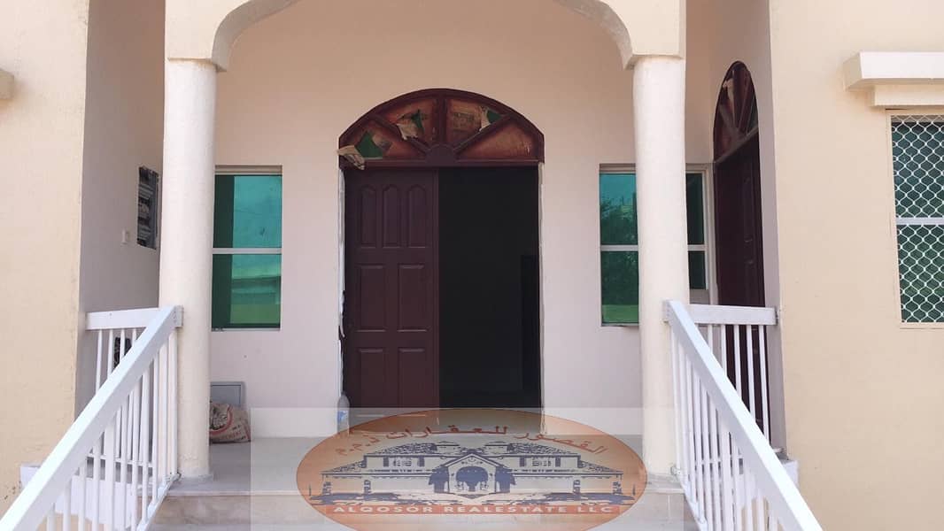 A one-storey villa for sale with water, electric, air conditioners, at an excellent price
