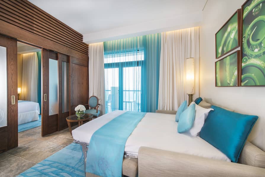 位于朱美拉棕榈岛，新月城，迪拜棕榈岛索菲特酒店 1 卧室的公寓 140000 AED - 4565893