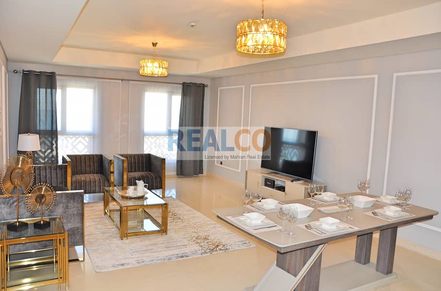 | LUXURY FULLY FURNISHED | 2 BR APT + M | SEA VIEW |