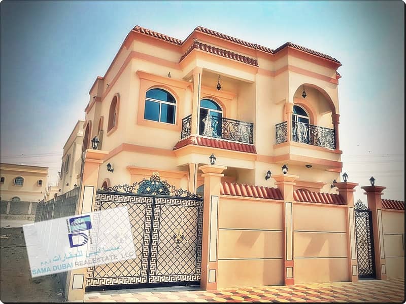 Stop renting and own a new villa for life two floors in Ajman - Super Deluxe finishing