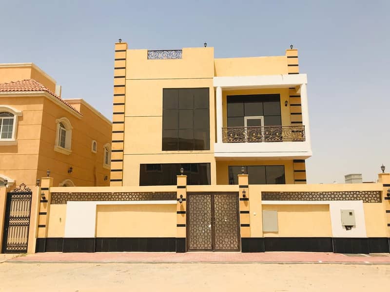 The first villa in the Hilo near Sheikh Mohammed bin Zayed Street, the best villa in Ajman