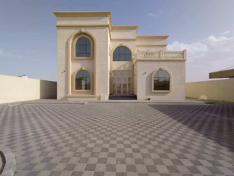 Splendid and Brand new 9 bed rooms villa with Big Balcony And Private Big Yard at Al Shamkha South