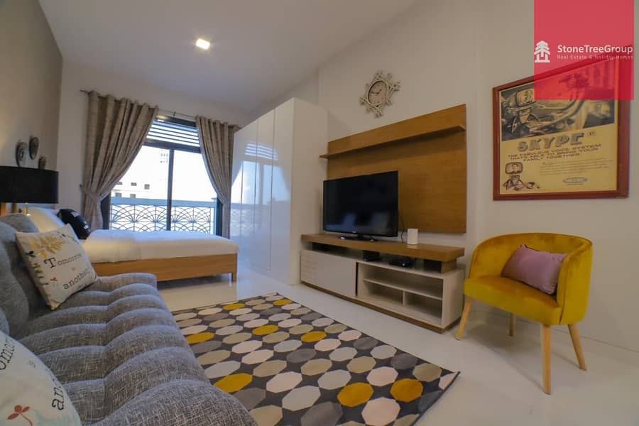 4 Furnished Studio in JVT | Plazzo Residence | 0% Commission