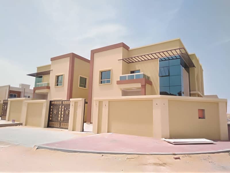 Owns a villa for sale in Ajman on the corner of two streets, opposite a mosque