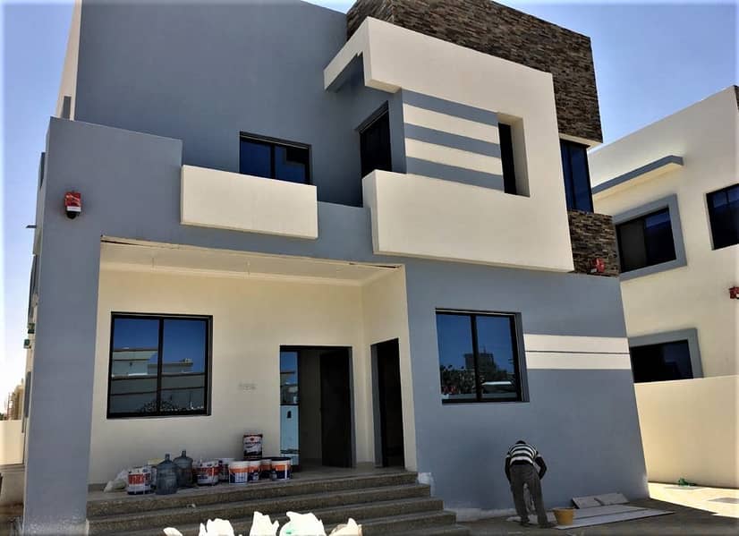New villa, distinctive finishing, the best villa in Ajman, with a prime location, at a special price, from the owner, close to Al Hamidiya Center