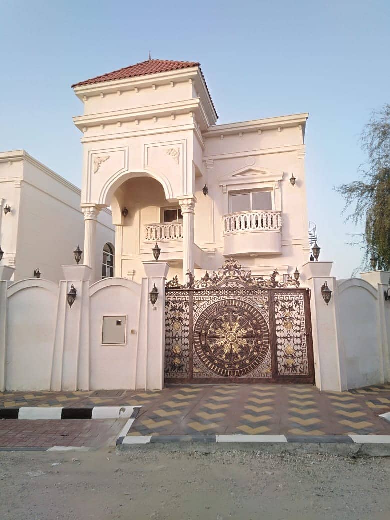 Villa facing a Syrian stone Super Deluxe finishes for sale in Ajman