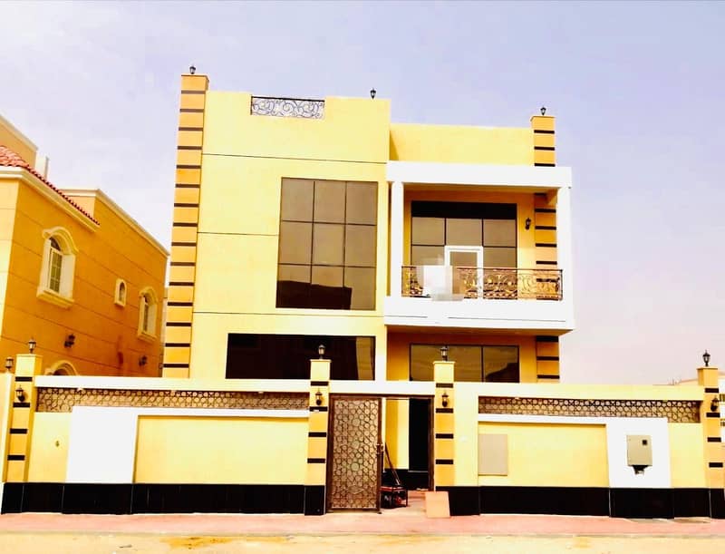 For sale modern villa in Ajman directly from the owner very excellent finishing villa The villa has monthly installments for 25 years with a large banking leniency